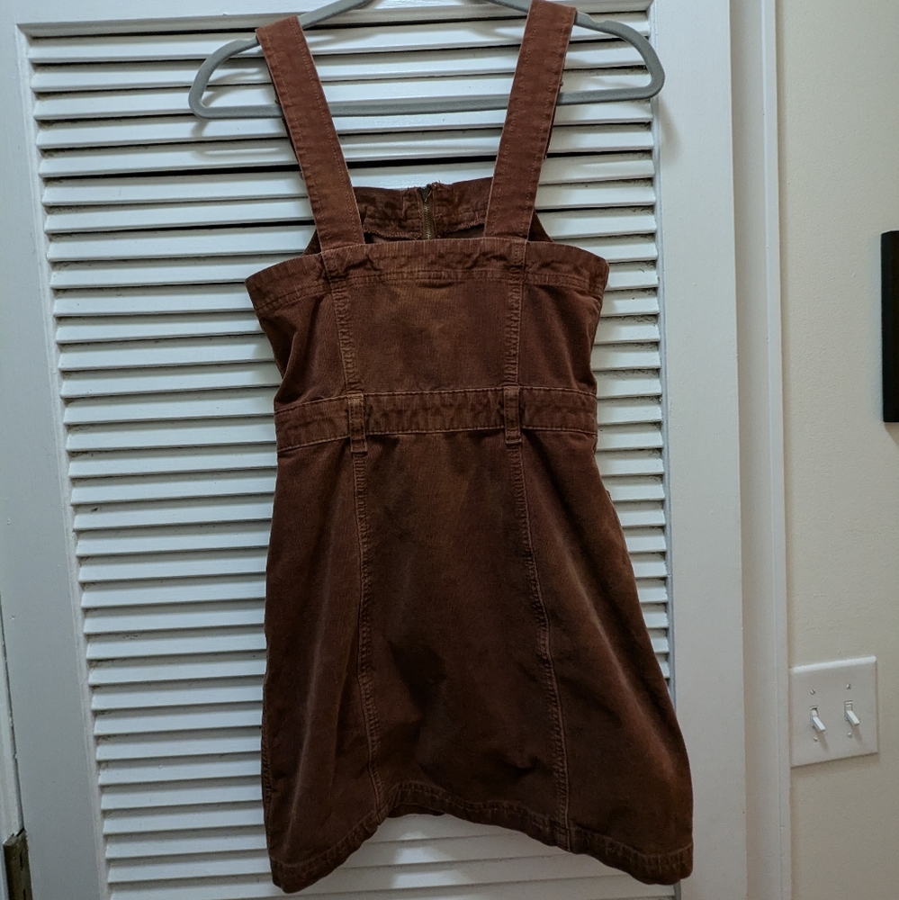 American Eagle Corduroy Overalls Dress - Picture 2 of 6